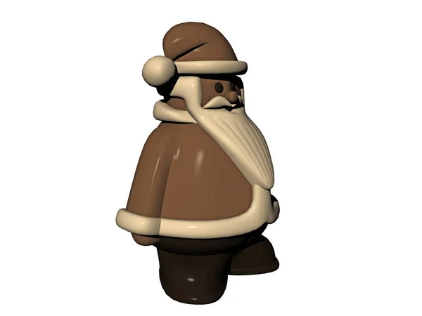 Delicioso Chocolate Santa Para Lanche — Fotografia de Stock