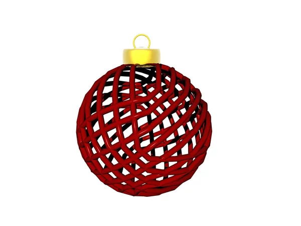 Colorful Filigree Christmas Tree Ball — Stock Photo, Image