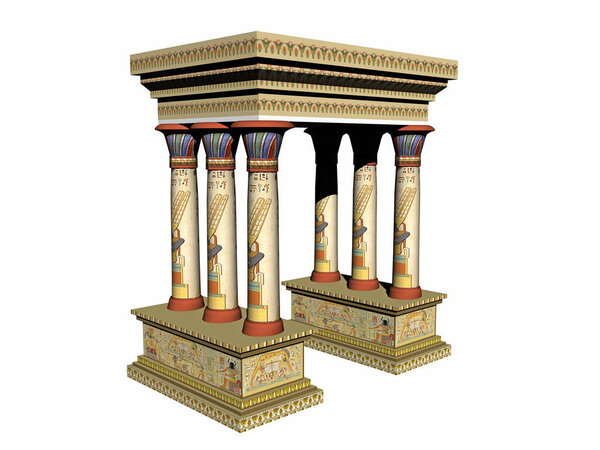 ancient stone Egyptian archway