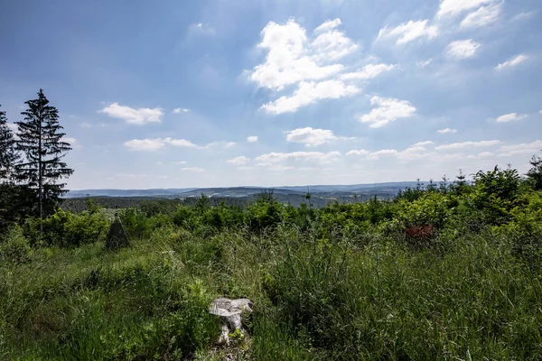 Amplio Paisaje Del Siegerland Como Pulmón Verde —  Fotos de Stock