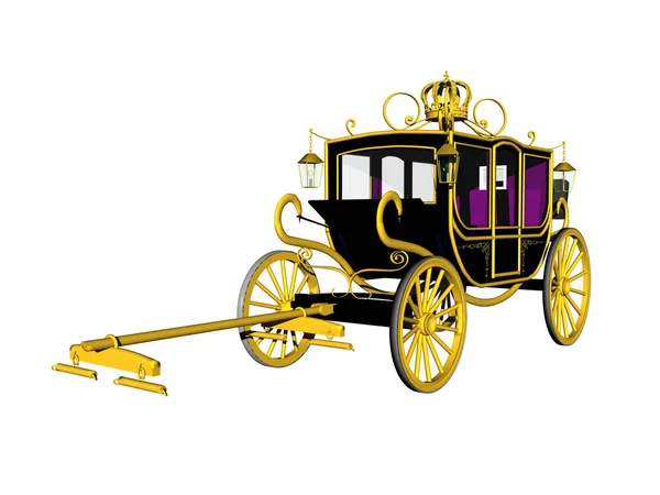 Asma Çubuklu Kraliyet Arabası — Stok fotoğraf