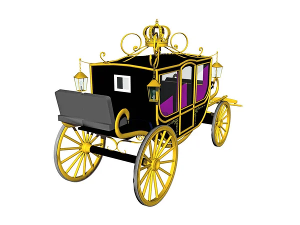 Royal Carriage Drawbar — Stock Photo, Image