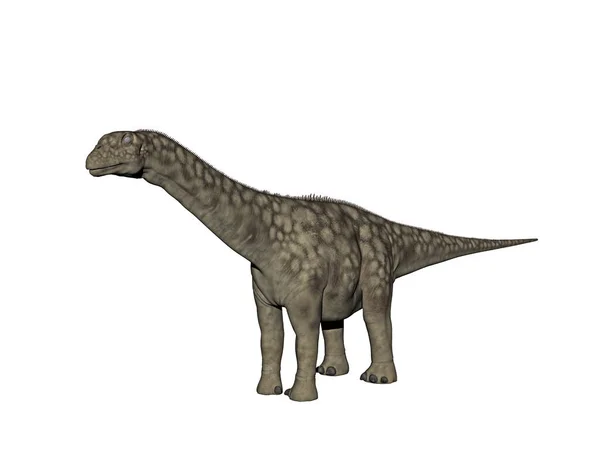 Große Und Schwere Pflanzenfressende Brontosaurier Prähistorischer Zeit — Stockfoto