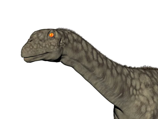 Nagy Nehéz Növényevő Brontoszauruszok Történelem Előtti Időkben — Stock Fotó
