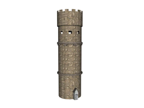 Високі Замкові Вежі Підземеллям — стокове фото