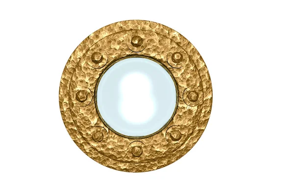 Golden Porthole Ship — Stock Photo, Image