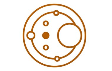 Tahıl tarlasında altın eşmerkezli daireler