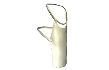 beyaz plastik kasap önlüğü