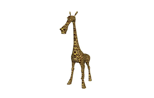 Girafa Dos Desenhos Animados Com Pescoço Longo África — Fotografia de Stock