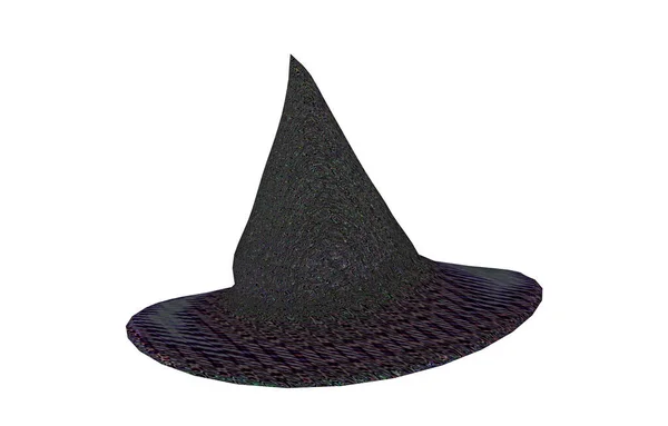 Black Witch Hat Brim — Stock Photo, Image