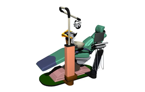Zahnarztpraxis Mit Stuhl Und Instrumenten — Stockfoto