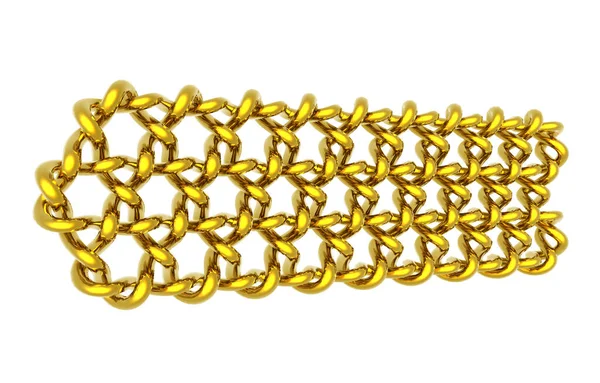 Węzły Plecionki Drutu Metalowego — Zdjęcie stockowe