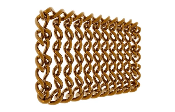 Düğümler Örgüler Metal Tellerden Yapılmış — Stok fotoğraf