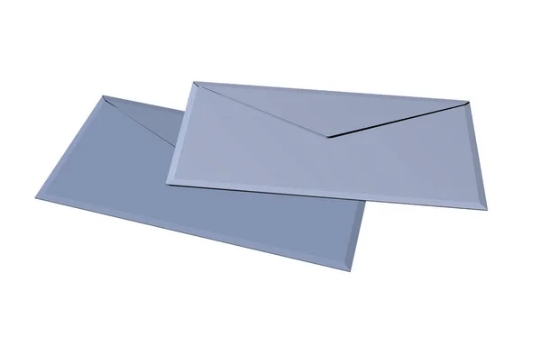 Colored Envelopes Desk — Stock Photo, Image