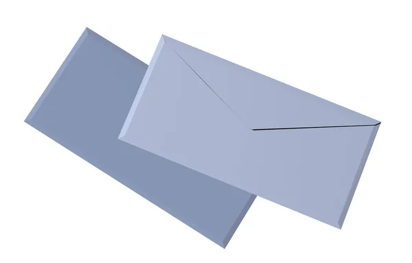 Colored Envelopes Desk — Stock Photo, Image
