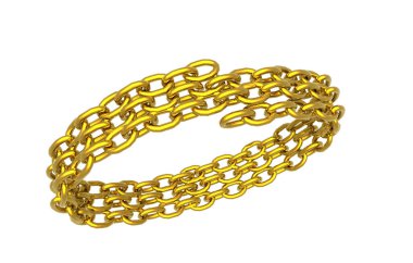 Tek halkalı çelik zincirler.