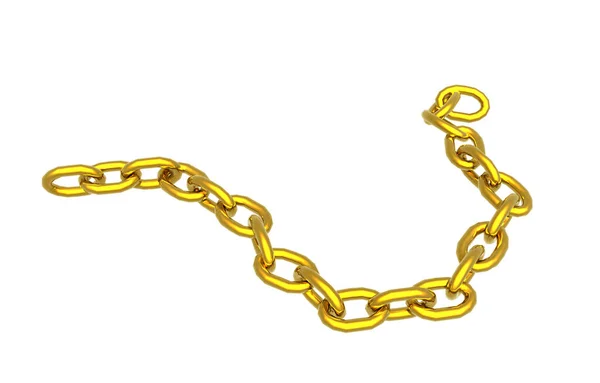 Łańcuchy Stalowe Indywidualnymi Ogniwami — Zdjęcie stockowe