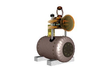 Isıtma ve kontrollü çelik tank