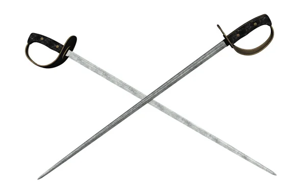 Antikes Schwert Als Schläger Und Stichwaffe — Stockfoto
