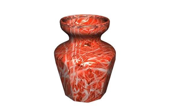 Vase Verre Coloré Comme Décoration Table — Photo