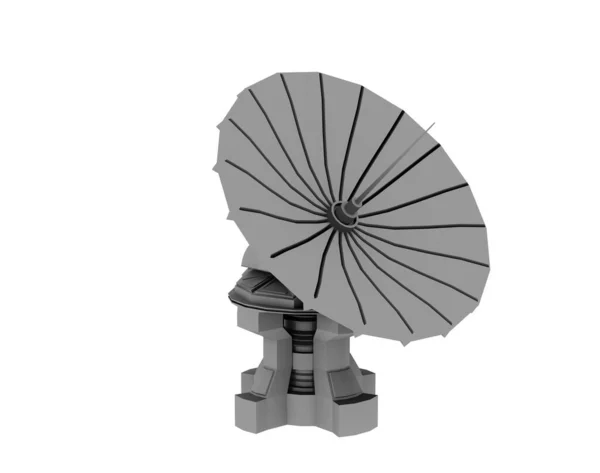 Schwenkbares Radioteleskop Für Himmelsbeobachtung Und Signalverarbeitung — Stockfoto