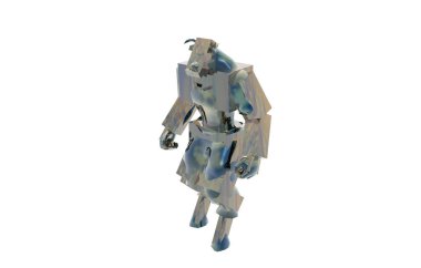 Kabustan çıkmış yeşil çizgi film canavarı.