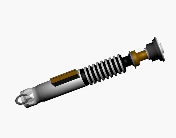 Futuristische Laserwaffe Für Den Kampf Mit Dem Feind — Stockfoto