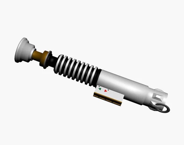 Arma Laser Futurista Para Lutar Com Inimigo — Fotografia de Stock