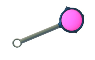 Lorgnette olarak kadroda okuma gözlüğü.