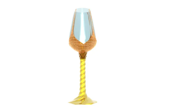 Noble Goblet Glass Stem — Stock Photo, Image