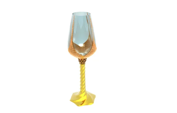 Noble Goblet Glass Stem — Stock Photo, Image