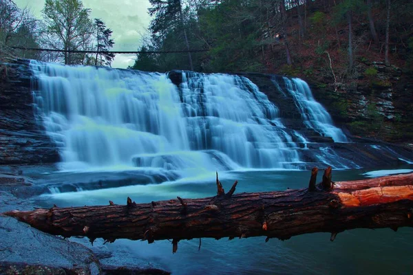 Cane Creek Cae Otoño Arroyo Cae Parque Estatal Tennessee — Foto de Stock