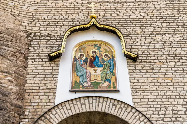 Kutsal Trinity mozaik Pskov Kremlin veya Pskov Krom, Rusya ana kapısı