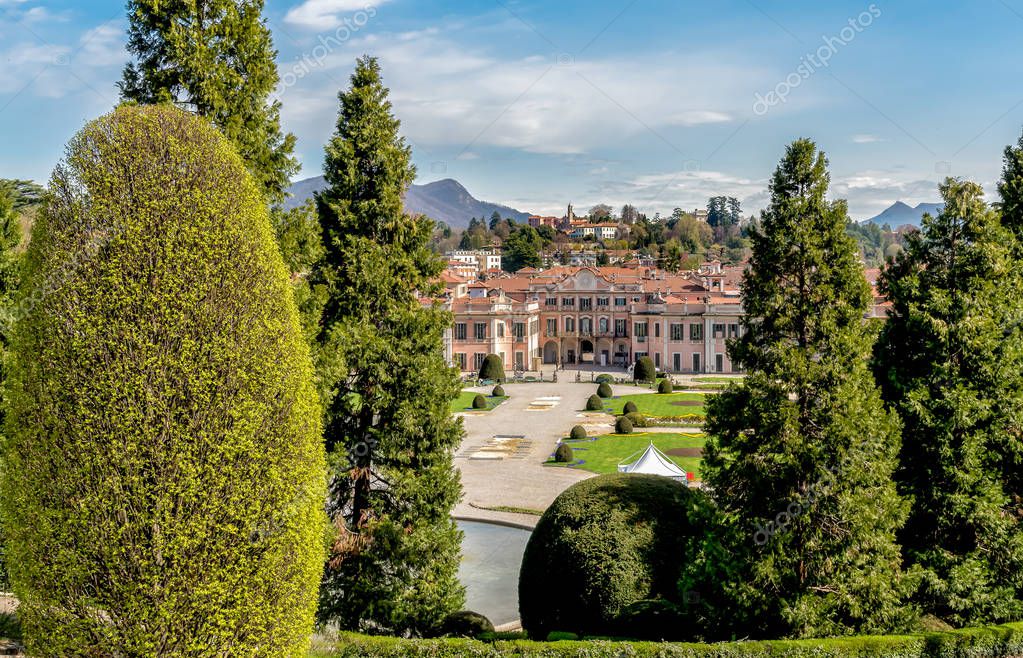 Jardines del Palacio de Estense (Palazzo Estense), es uno de los