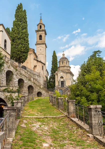 Kyrkan Den Madonna Dell Immacolata Brienno Lombardiet Italien — Stockfoto