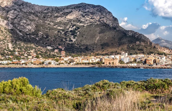 Veduta Del Monte Capo Gallo Del Golfo Sferracavallo Provincia Palermo — Foto Stock