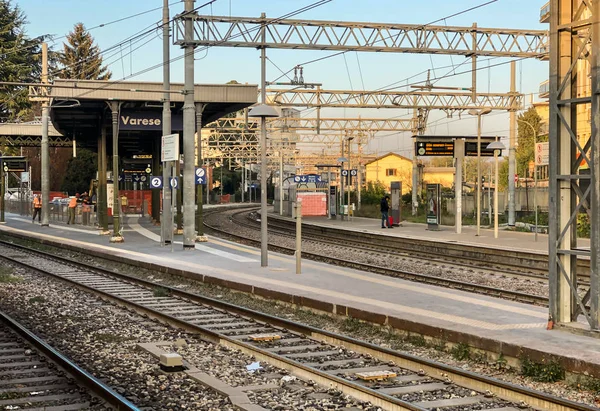 Varese Italie Décembre 2018 Gare Varèse Nord Dans Centre Ville — Photo