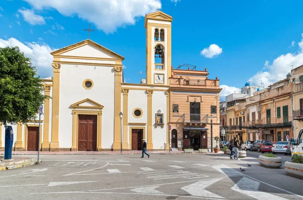 Isla Mujer Sicilia Italia Septiembre 2018 Vista Iglesia Las Madres — Foto de Stock