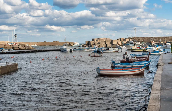 Isola Delle Femmine Palermo Italien September 2018 Den Port Isola — Stockfoto