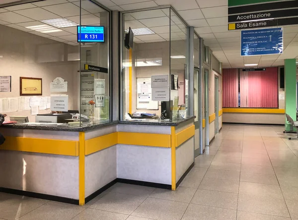 Varese Lombardy Italia Februari 2019 Interior Circolo Hospital Atau Ospedale — Stok Foto