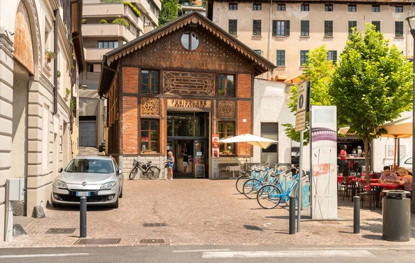 Como Lombardía Italia Junio 2019 Estación Funicular Como Brunate Centro — Foto de Stock