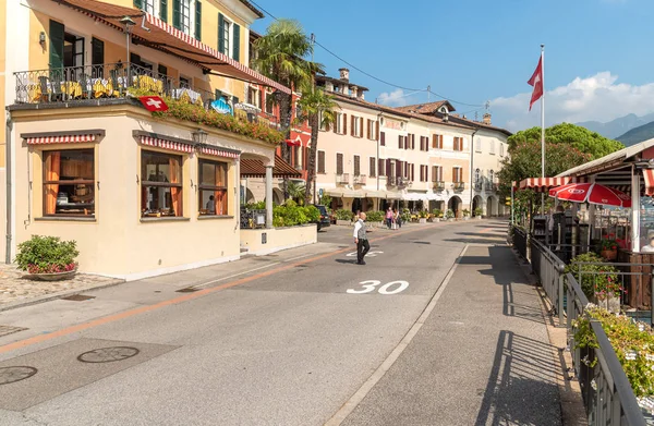 Morcote Ticino Schweiz September 2019 Blick Auf Das Malerische Dorf — Stockfoto