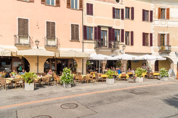 Morcote Ticino Suiza Septiembre 2019 Vista Del Pintoresco Pueblo Morcote — Foto de Stock