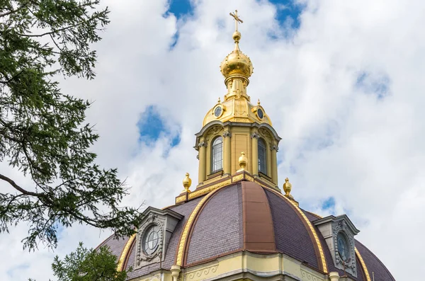 Pohled Velkovévodský Pohřební Trezor Císařský Dům Romanov Katedrále Petra Pavla — Stock fotografie