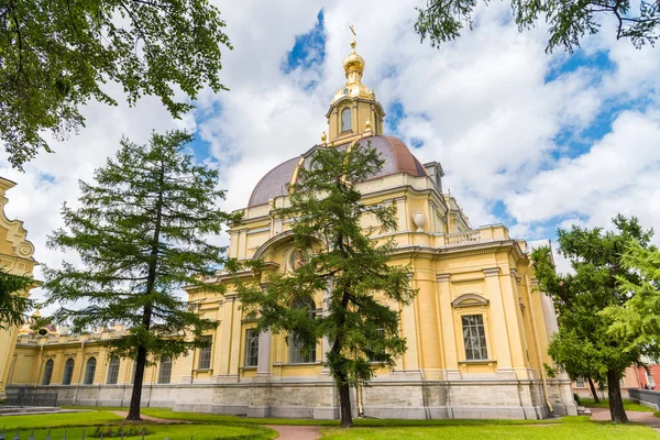 Vista Gran Bóveda Ducal Casa Imperial Romanov Catedral Pedro Pablo — Foto de Stock
