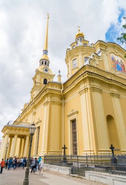 Peter ve Paul Katedrali 'nin Peter ve Paul Kalesi, Saint Petersburg, Rusya