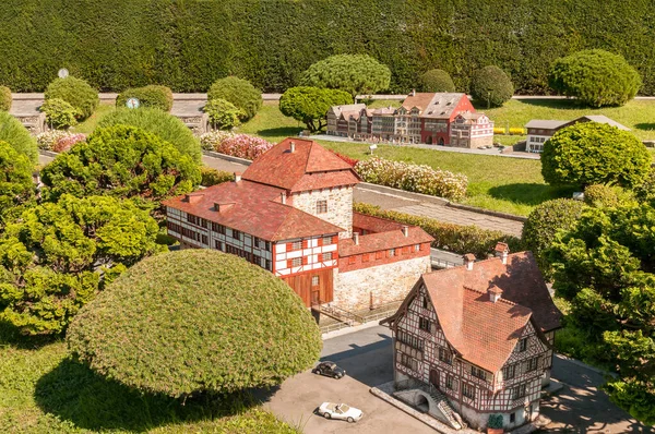 Melide Ticino Suíça Setembro 2014 Parque Swissminiatur Melide Museu Livre — Fotografia de Stock