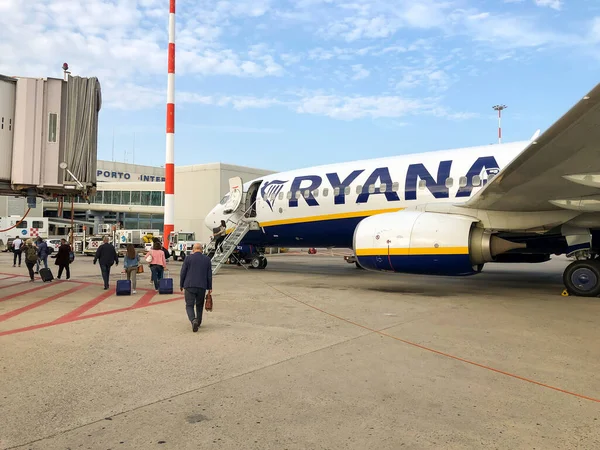 Palermo Settembre 2020 Boeing Aircraft Della Compagnia Low Cost Ryanair — Foto Stock