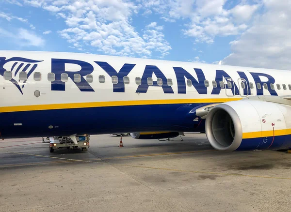 Palermo Settembre 2020 Boeing Aircraft Della Compagnia Low Cost Ryanair — Foto Stock