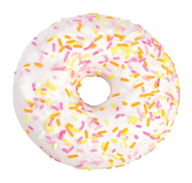 Taze çörek şeker sır ile yakın çekim